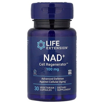 Life Extension, NAD+Cell Regenerator，100 毫克，30 粒素食膠囊