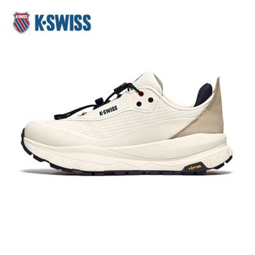 K-SWISS 經典運動鞋 EIGER 休閒 女鞋 米白藍色 99473-208-M