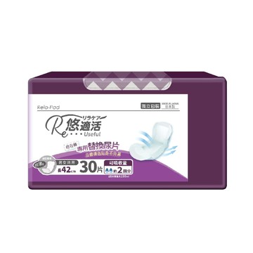 來而康 useful 悠適活 自在褲替換片 2回分 30片/包 6包/箱販售 替換片 尿褲 替換尿片