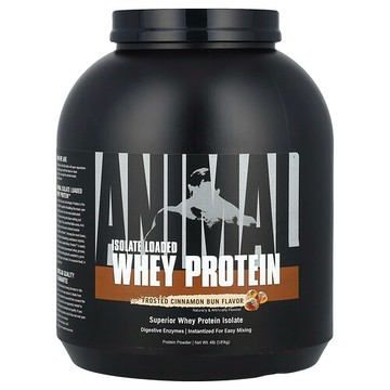Animal, 分離乳清蛋白質粉，糖霜肉桂麵包卷味，4 磅（1.81 千克）