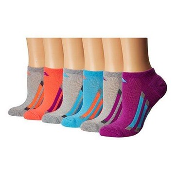 Adidas 2018學生時尚多色無外露短襪混搭6入組