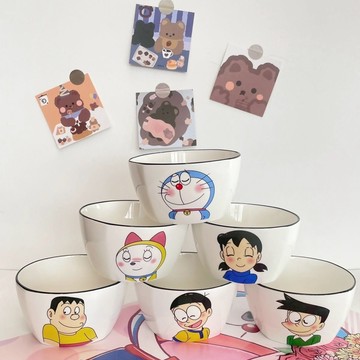 哆啦A夢陶瓷餐具系列飯碗