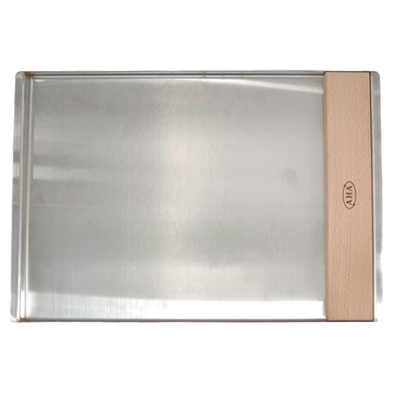 AHA 一法 好拿糖果盤 (小) 304不鏽鋼材質 附山毛櫸木棒  370 x 250 x 16mm  1個