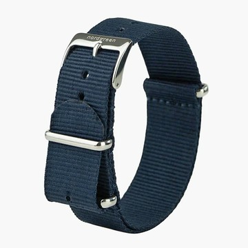 【快拆錶帶・加購優惠】現貨 北歐藍尼龍錶帶 月光銀錶扣 18mm(徑36用) / 20mm(徑40/42用) Nordgreen 原廠快拆錶帶 ND錶帶 熱賣中!