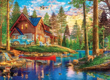 夏日小屋_4000片_拼圖