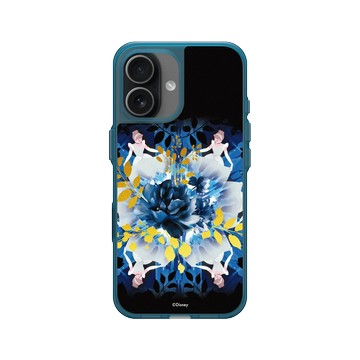 iPhone 17 Clear (相機按鈕) 夜幕藍 - 迪士尼-公主系列 Disney Princess - Pattern系列-仙度瑞拉 復古