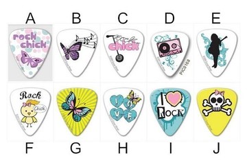澳洲製 Grover Allman Rock Chick 烏克麗麗/木吉他/電吉他 Pick 彈片☆唐尼樂器☆
