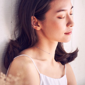 點點鑽 細緻 925純銀 項鍊