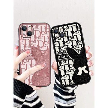 碎鉆兔適用蘋果14promax手機殼iphone14pro兔年14高級12硅膠xr女xs max新款13全包x網紅7奢華11粉色8plus超薄