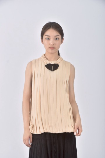 (S) marc jacobs質感背心杏色上衣