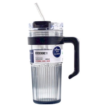 DODGE 道奇 冰壩杯 贈吸管 + 茶隔  石墨黑  1個