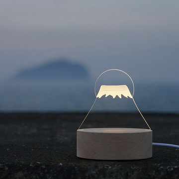 【富士山 / 小夜燈】- 可客製化中英文