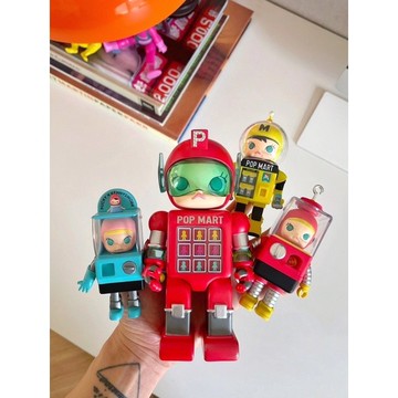 ❰茉莉第一個家❱👑現貨‼️&預購Molly十週年 Molly扭蛋機吊卡 機器人吊卡 機器人商店紅火版‼