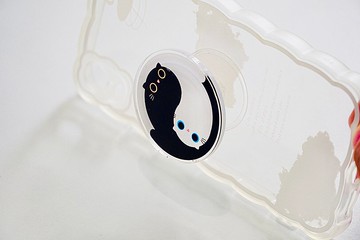 陰陽貓造型手機支架