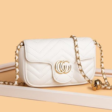 法國MlcanIKans單肩包女士包包通勤時尚高級小金球氣質百搭斜挎包