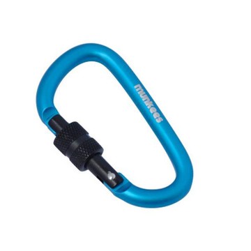 ├登山樂┤Munkees D型6x60mm勾環-橘、綠、藍、灰、黑 #K324620、K324640、K324650、K324670、K324675