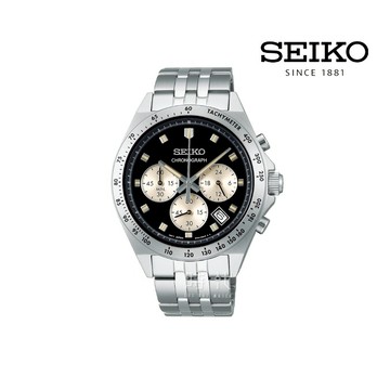 【SEIKO精工】SBTR047J 鋼錶帶 三眼 計時 手錶 41mm 8T63-02R0D 台南時代眼鏡