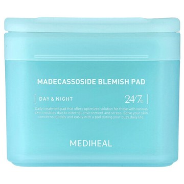 MEDIHEAL, 羥基積雪草苷瑕疵淡化棉片，100 片，5.74 液量盎司（170 毫升）
