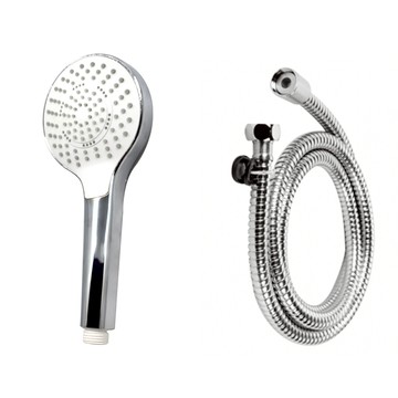 單段雪 白色蓮蓬頭軟管組