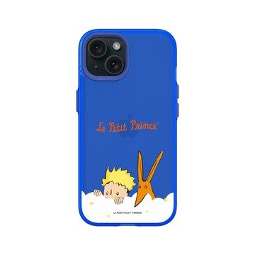 iPhone 15 Clear 激光藍 - Le Petit Prince 小王子 - 小王子與狐狸 - 偷偷窺視