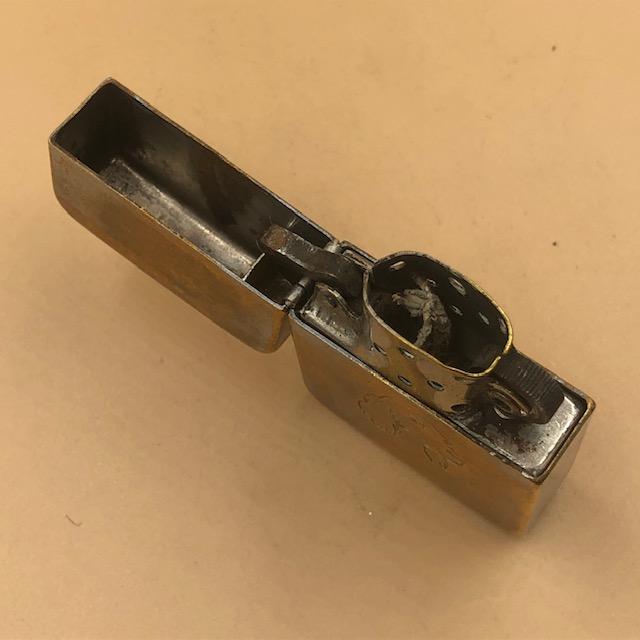 ジッポー ZIPPO ライター 1940〜1941年 ラウンドコーナー 4バレル 水平