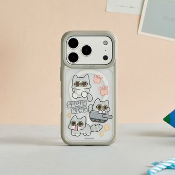 阿啾小劇場銀董極光霧透MagSafe iPhone手機殼