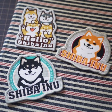 柴犬萬能貼/行李箱貼 7cm 三款