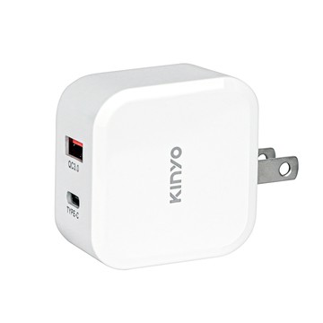 KINYO 雙孔PD充電器18W PDCB-015