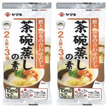 Yamaki 雅媽吉 茶碗蒸高湯 3入 鰹魚和昆布風味  45ml  2袋