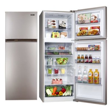 聲寶416公升雙門變頻柔彩金冰箱SR-F42D-Y2 ★送7-11商品卡1000元