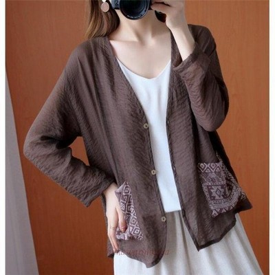 サマージャケット レディース カーディガン ジャケット アウター 薄手 カジュアル 夏 通販 Lineポイント最大get Lineショッピング