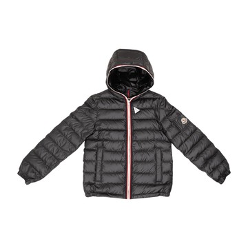 Moncler Enfant Kids 黑色連帽羽絨外套