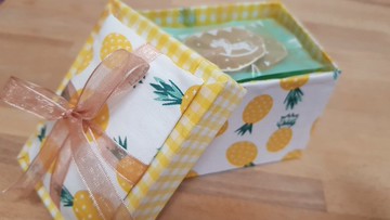 水果乾-法式甜心禮盒-檸檬清新果漾手作果乾(純手工棉布禮盒裝)