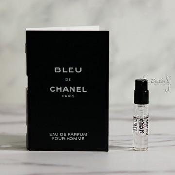 CHANEL 香奈兒 Bleu De Chanel 藍色 蔚藍 男性 淡香精 1.5ml 可噴式 試管香水 全新