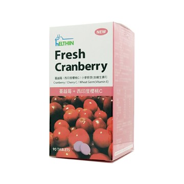 全新現貨!! 艾爾欣蔓越莓+西印度櫻桃C/90錠 維生素C ◆歐頤康 實體藥局◆