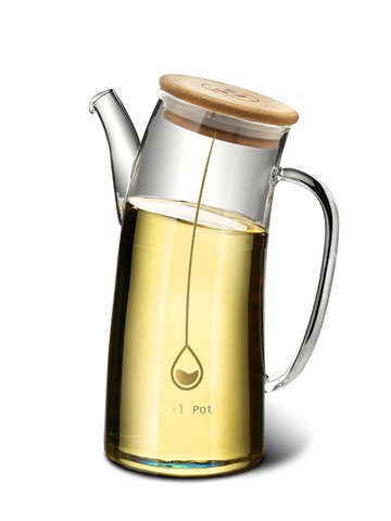 加厚玻璃油壺廚房家用防漏油瓶不掛油大油罐調味料裝醬油小醋瓶