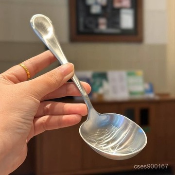 在地出貨🥇高級質感!長柄大號喫麵粥勺湯匙調羹1810不銹鋼大口喝湯幹飯勺子 YBA7