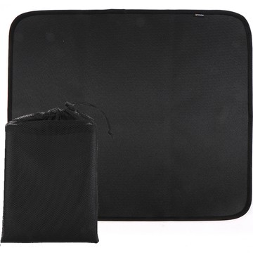 Breezemoon 露營焚火台安全墊 L + 收納袋套組  黑色  1套  1層