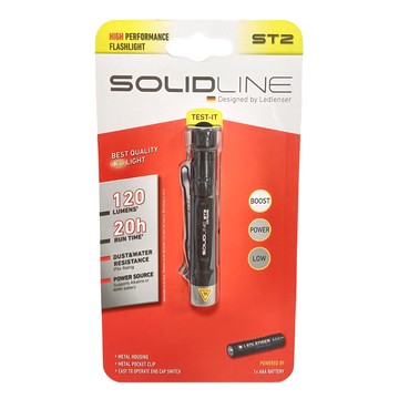 SOLIDLINE ST2 航空鋁合金手電筒 120流明 續航時間20小時  1個