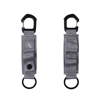 NIKE 鑰匙扣-掛飾 鑰匙圈 N1010035007OS 灰白