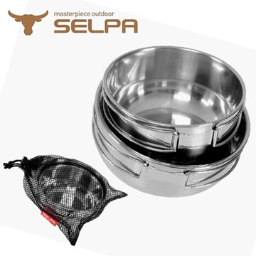 韓國SELPA 304不鏽鋼兩件式 摺疊把手