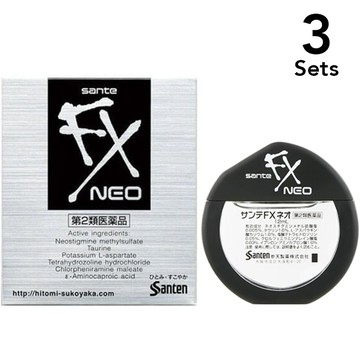 【限量特價】參天FX NEO眼藥水 12ml（3入組）【第2類醫藥品】