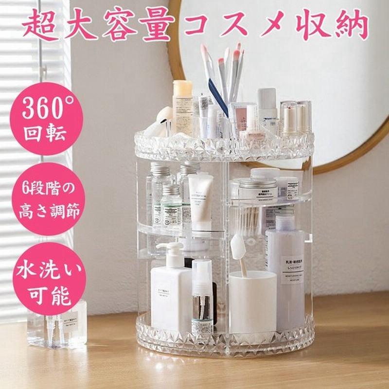 メール便なら送料無料】 コスメセット メイクボックス コスメボックス アクリルケース コスメ収納 大