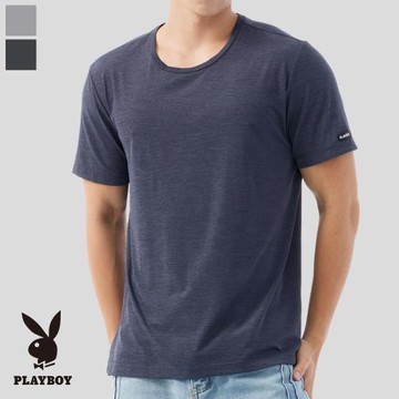 【PLAYBOY】抗菌消臭速乾圓領短袖-二件組(M-XXL,消臭,快乾)