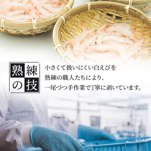 白えび 刺身 富山湾の宝石しろえび 100g×2個 200g セット 浜浦水産 おつまみ つまみ エビ お刺身 魚介 魚介類 海鮮