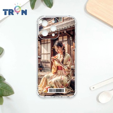 TRON IPHONE 15 PRO MAX 吃瓜少女 四角防摔載具殼 軟殼 手機殼
