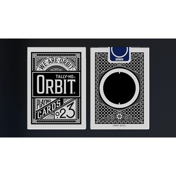 【USPCC 撲克】Orbit Tally Ho Circle Back (Black)