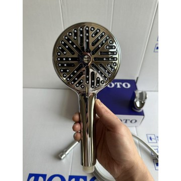 🛒免運 新品🛒(撿漏)全新增壓花灑超強大出水淋浴噴頭五功能浴室熱水器家用淋雨蓮蓬頭手噴手持花灑 TOTO花灑淋浴噴頭