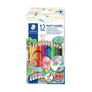STAEDTLER 德國可擦拭色鉛筆12色/3盒入*14450N12