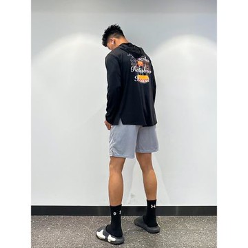 美式籃球訓練服帽衫長袖投籃服Satjdm連帽T恤套頭彩虹球場健身